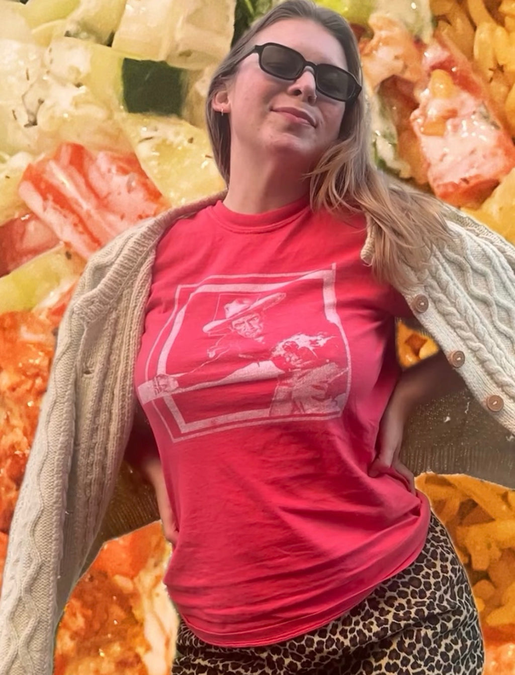 Cowboy Dithereedoo – Red Comfort Colors Graphic Tee